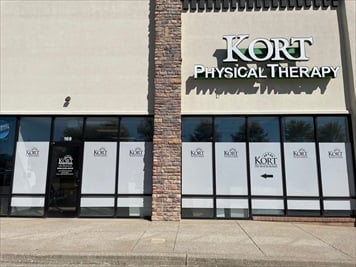 Outside front of building