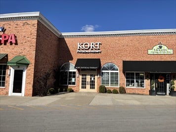 Outside front of building